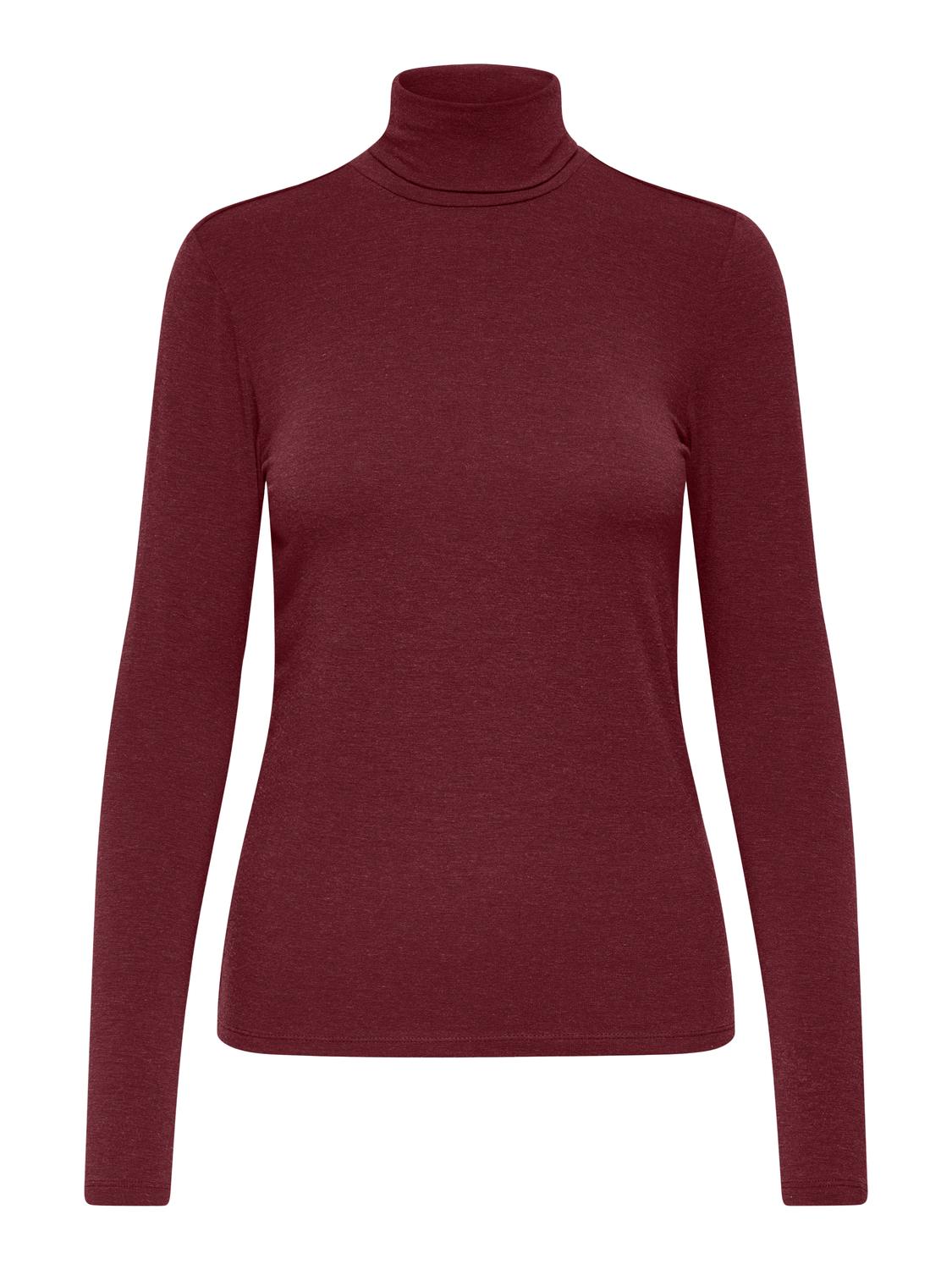 ONLY SIA L/S ROLL NECK TOP