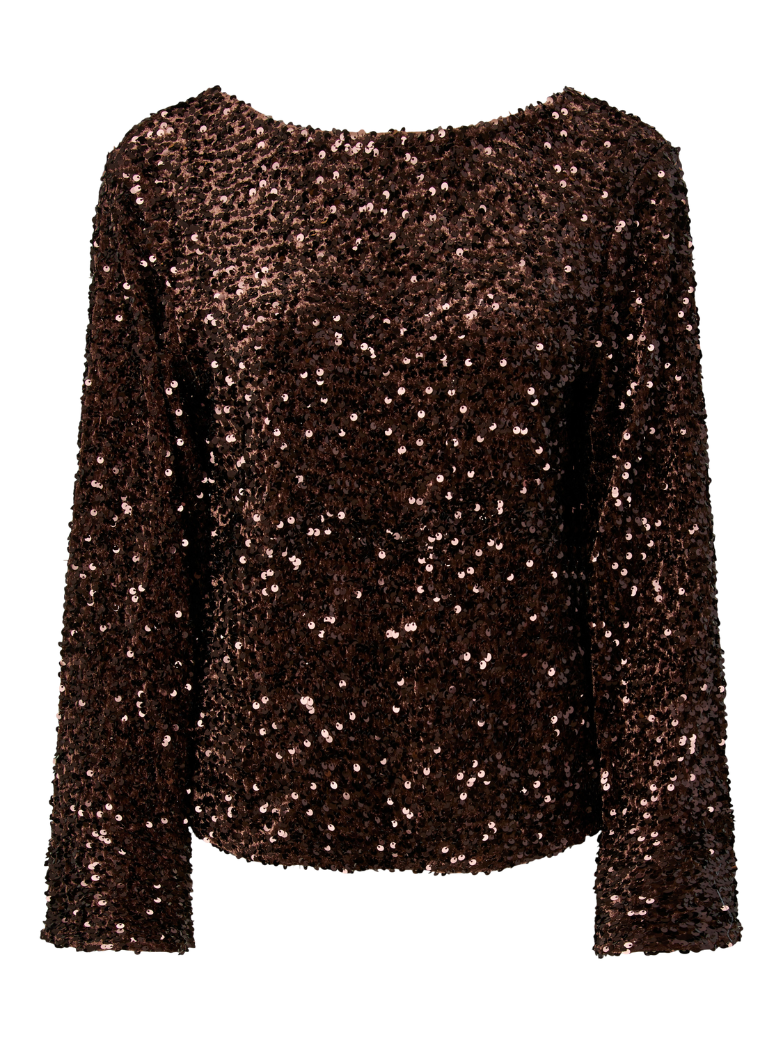 PIECES KAMMY LS DEEP BACK BOW TOP JRS BC