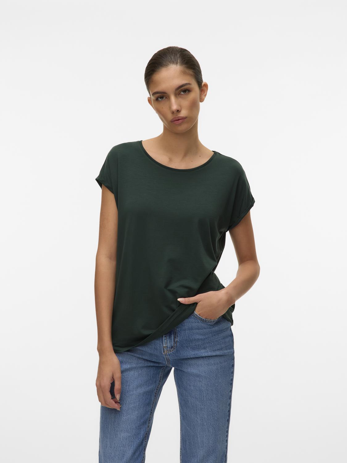 VERO MODA AVA PLAIN SS TOP JRS NOOS