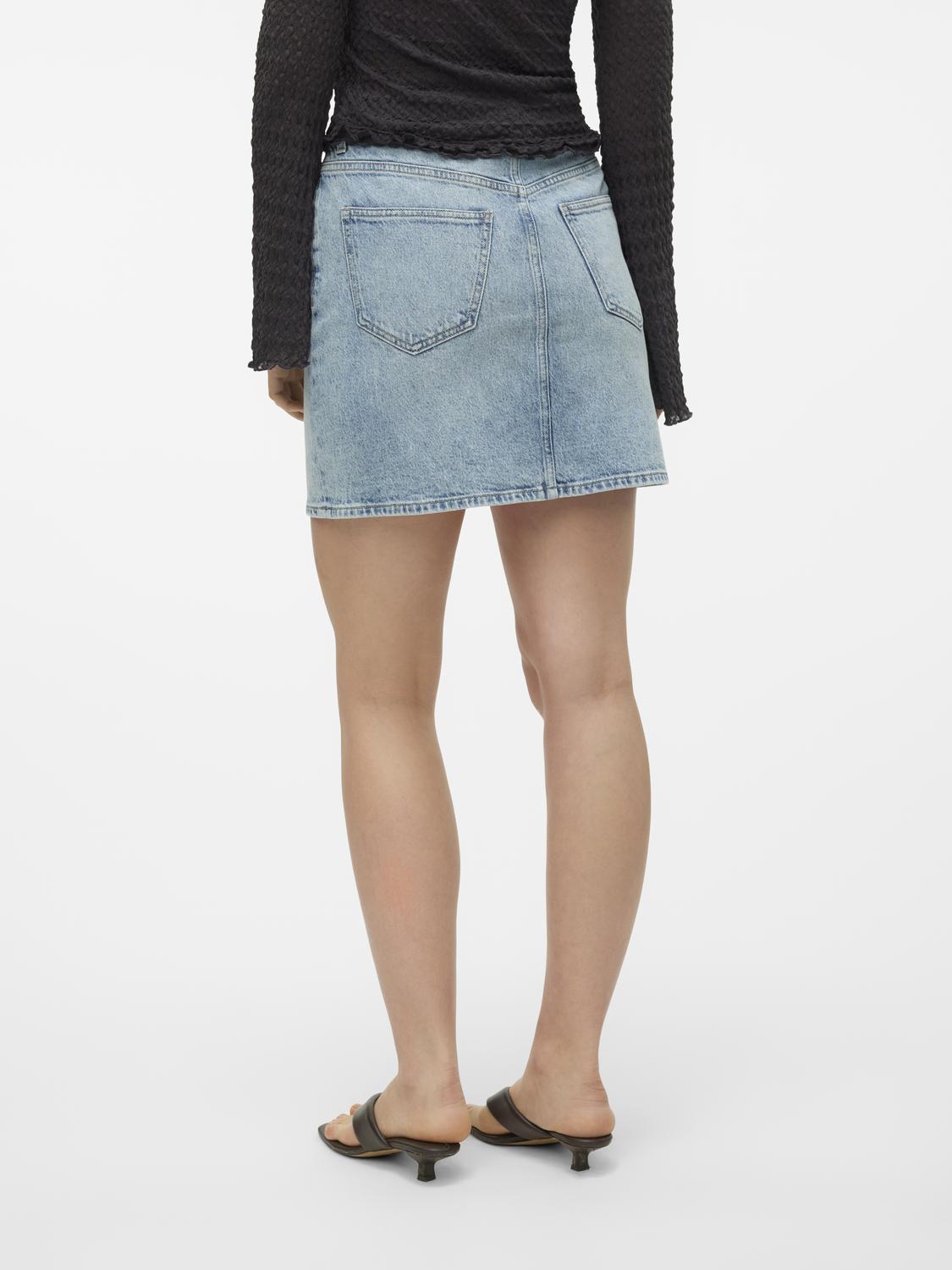 VERO MODA TESSA HR SHORT DNM SKIRT