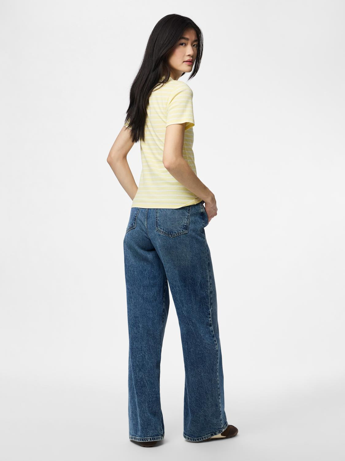 PIECES RUKA SS TOP - YELLOW