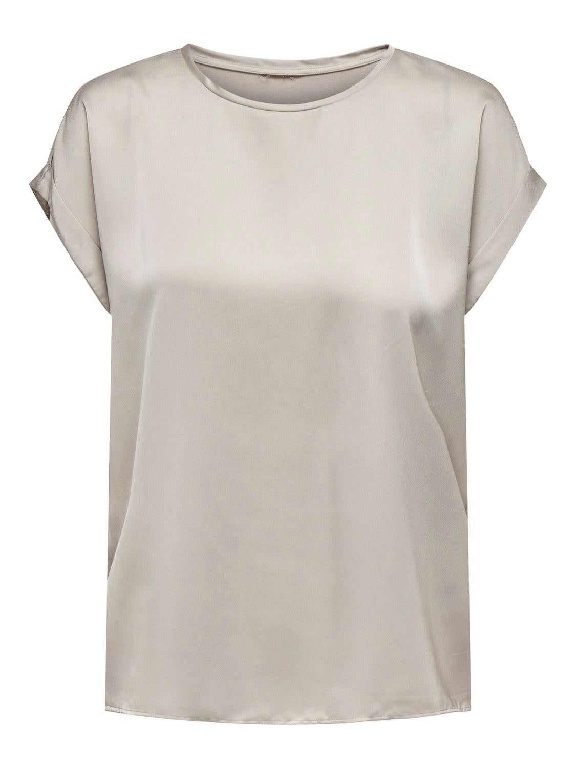 ONLY LIEKE S/S SATIN MIX TOP