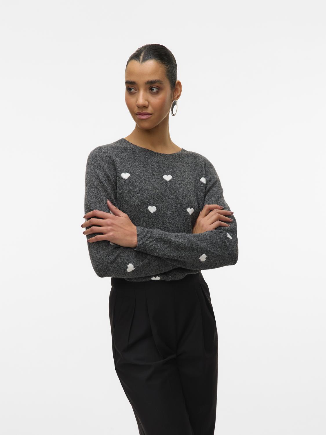 VERO MODA, VMDOFFY INTARSIA LS O-NCK PULLOV GA NOOS