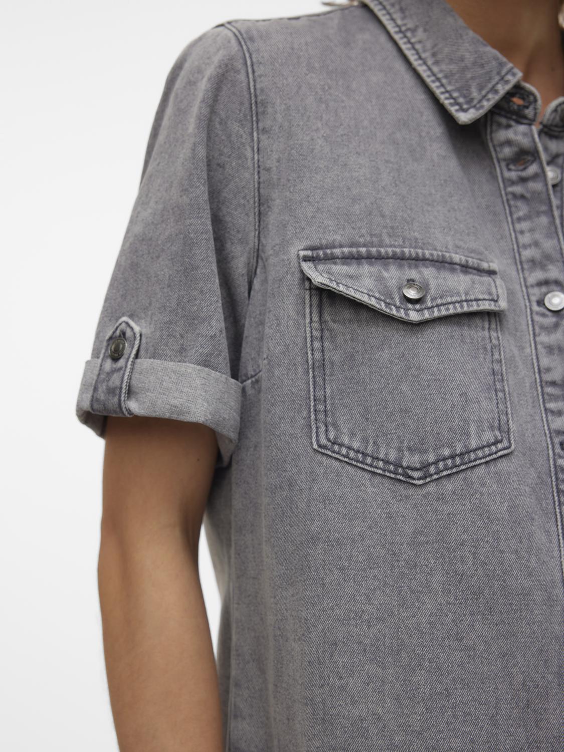 VERO MODA JENNIE SS SHORT DENIM DRESS
