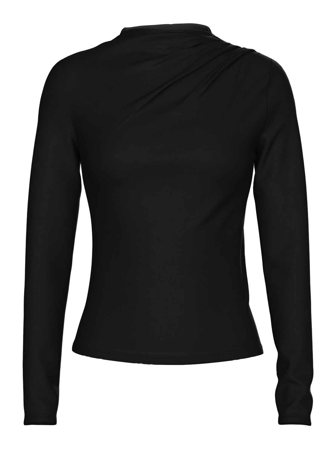 PIECES MADISON LS DRAPED TOP
