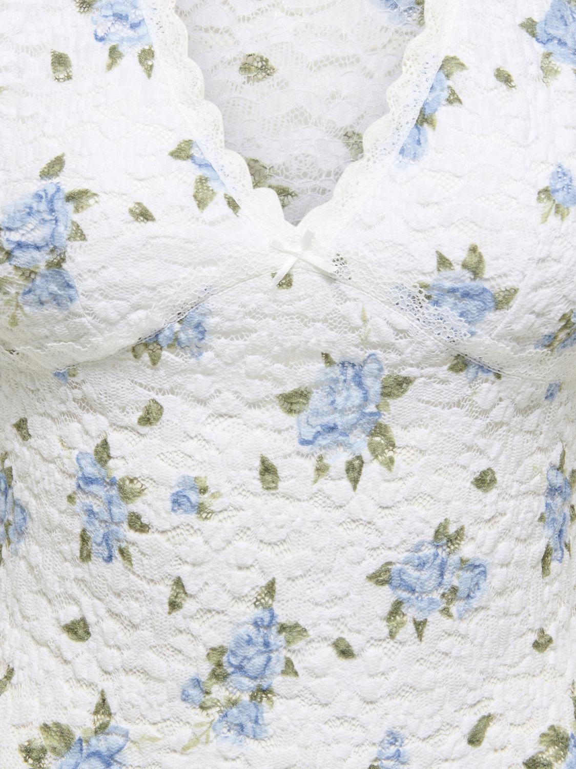ONLY SAGA S/S LACE TOP