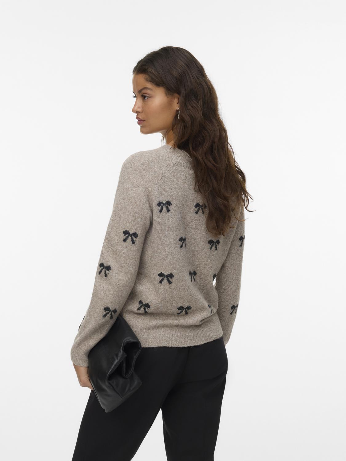 VERO MODA, VMDOFFY INTARSIA LS O-NCK PULLOV GA NOOS