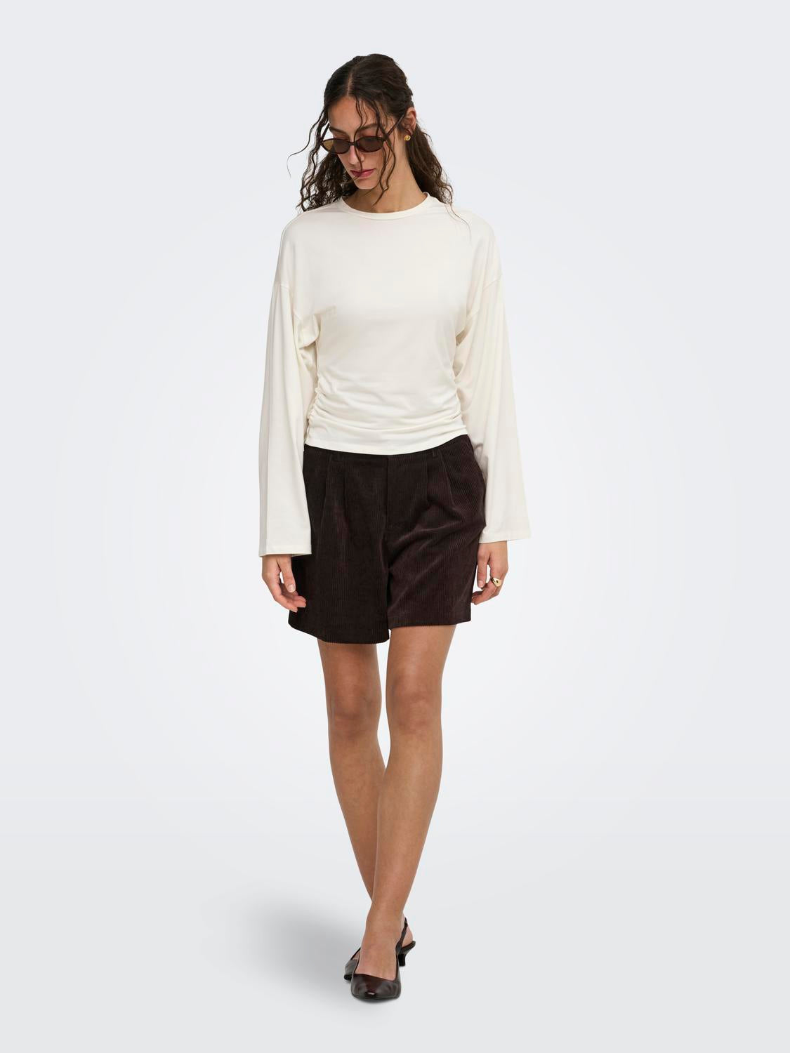ONLY MIST LS O-NECK TOP JRS