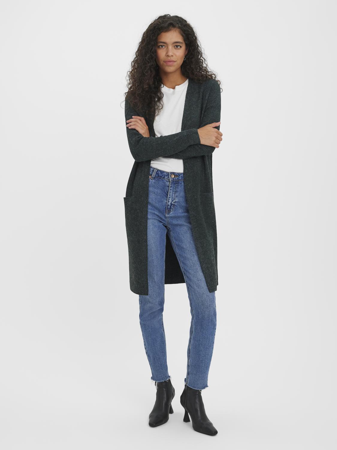 VERO MODA DOFFY LS LONG OPEN CARDIGAN