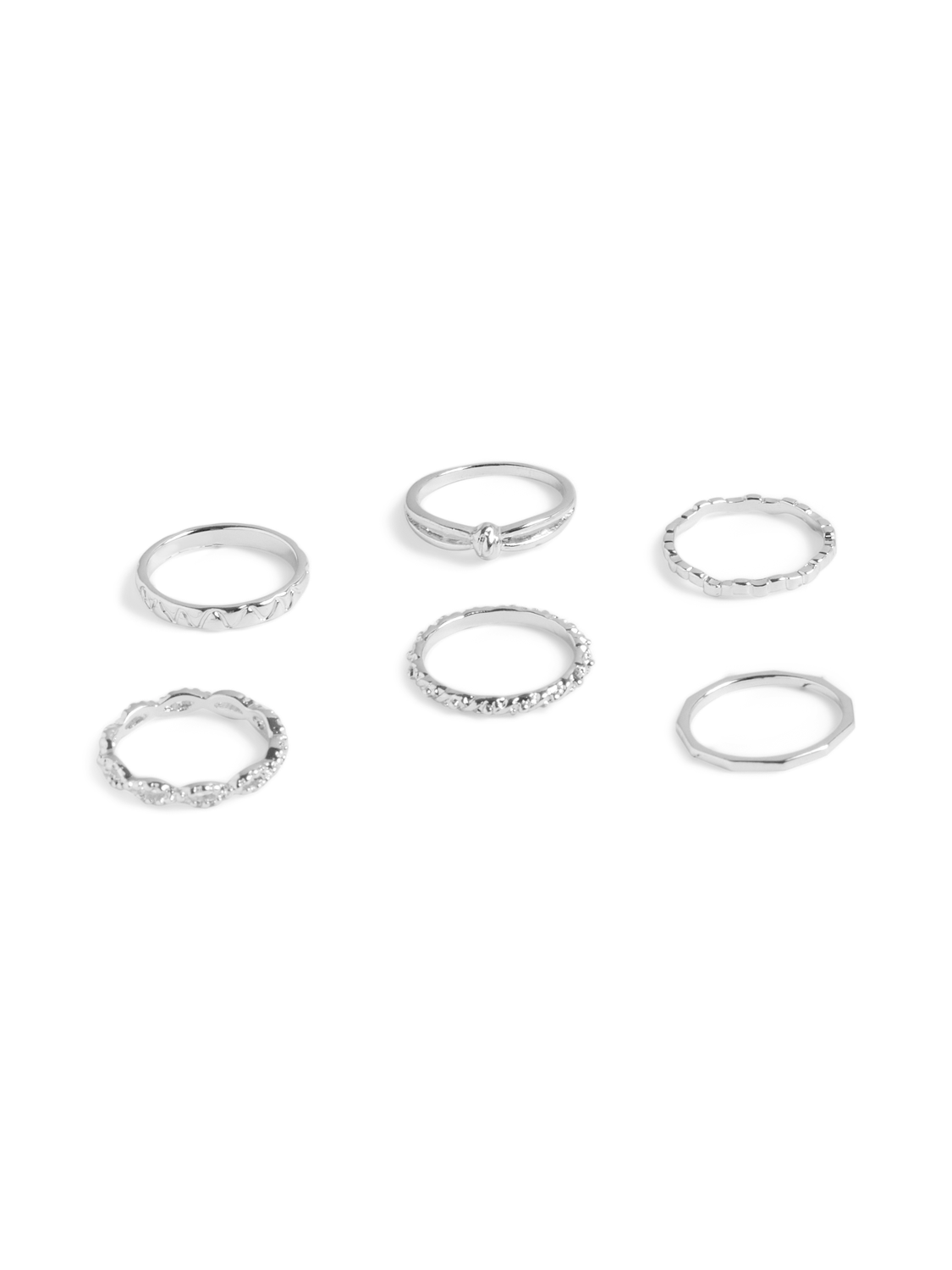 PIECES BIBI RING 6-PACK