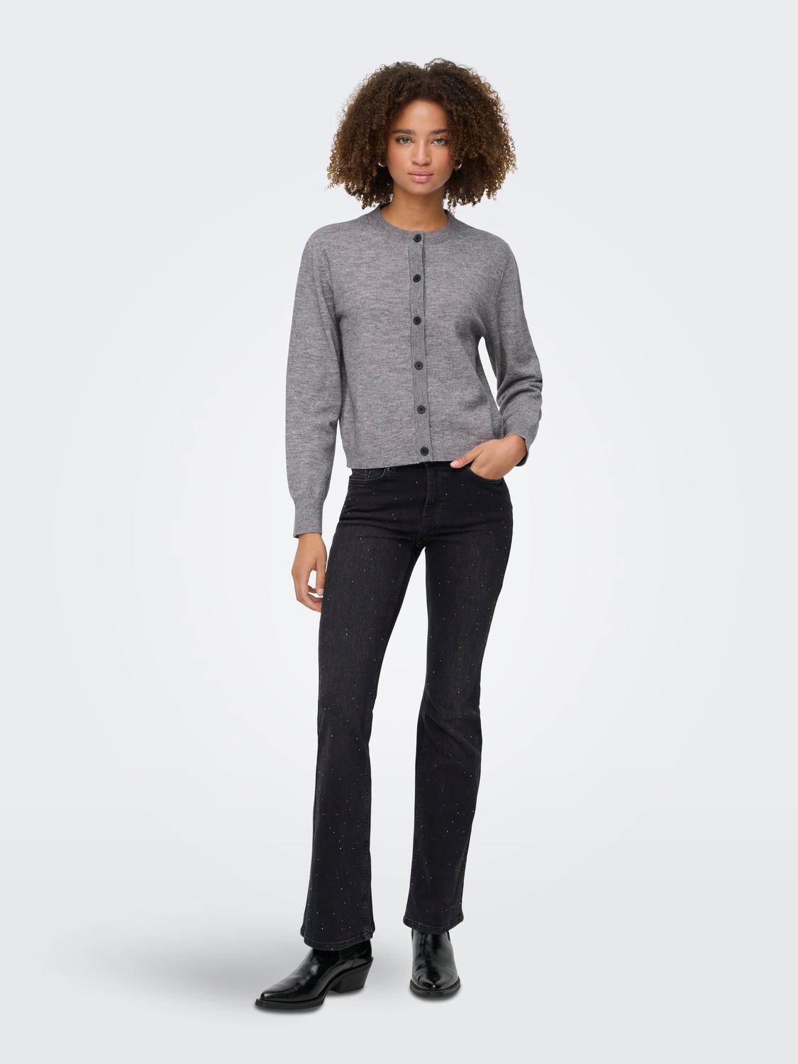 ONLY CAMILLE BASIC L/S CARDIGAN KNT