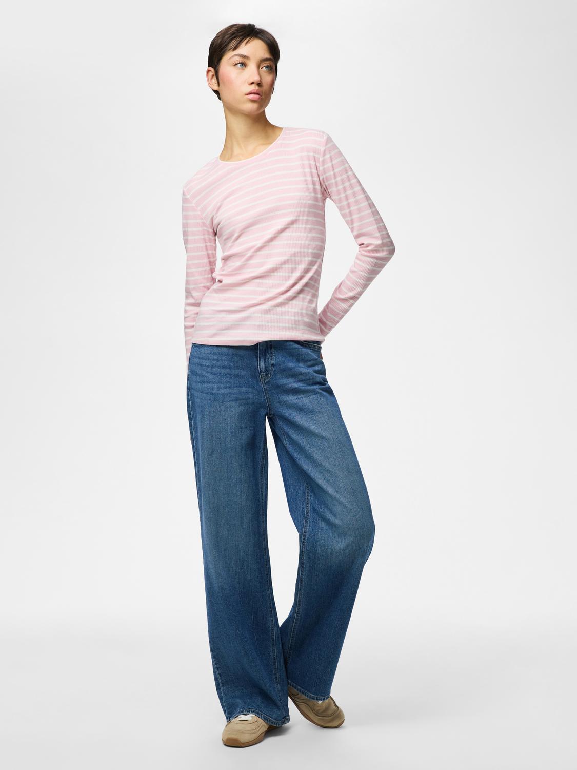 PIECES RUKA LS TOP - ROSEATE