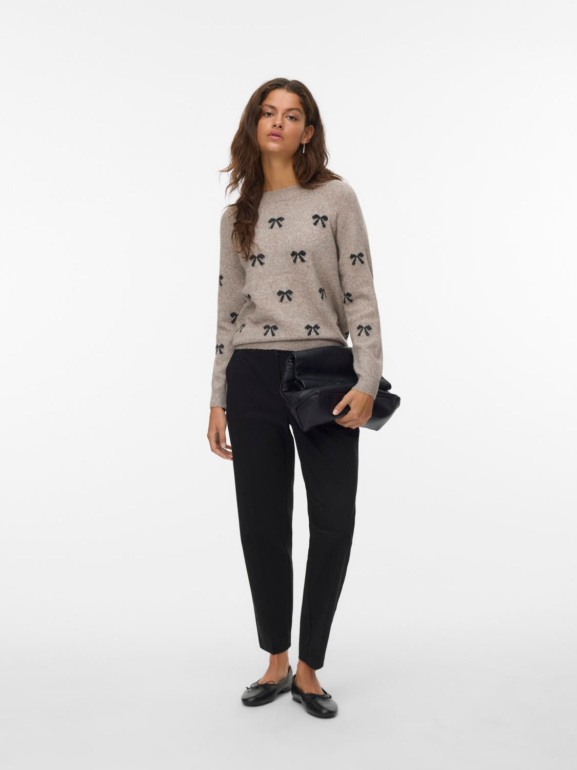 VERO MODA, VMDOFFY INTARSIA LS O-NCK PULLOV GA NOOS
