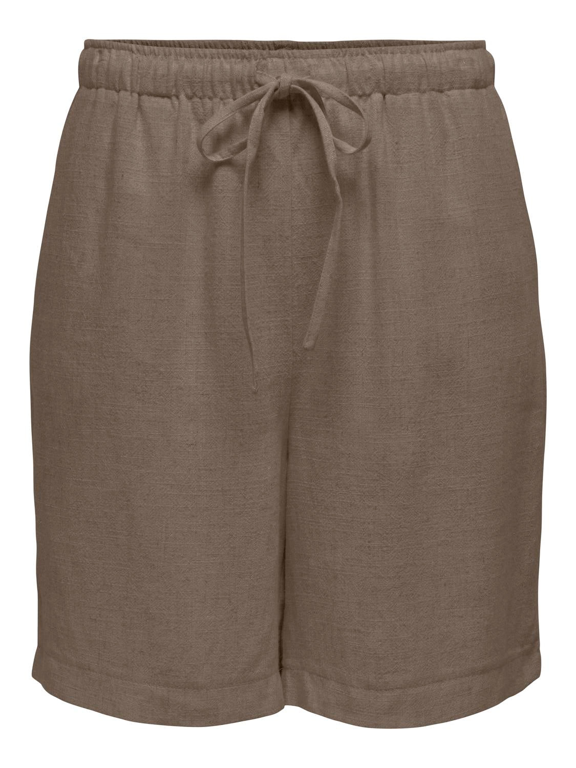 ONLY SIESTA MW PULL-UP LIN BL SHORTS