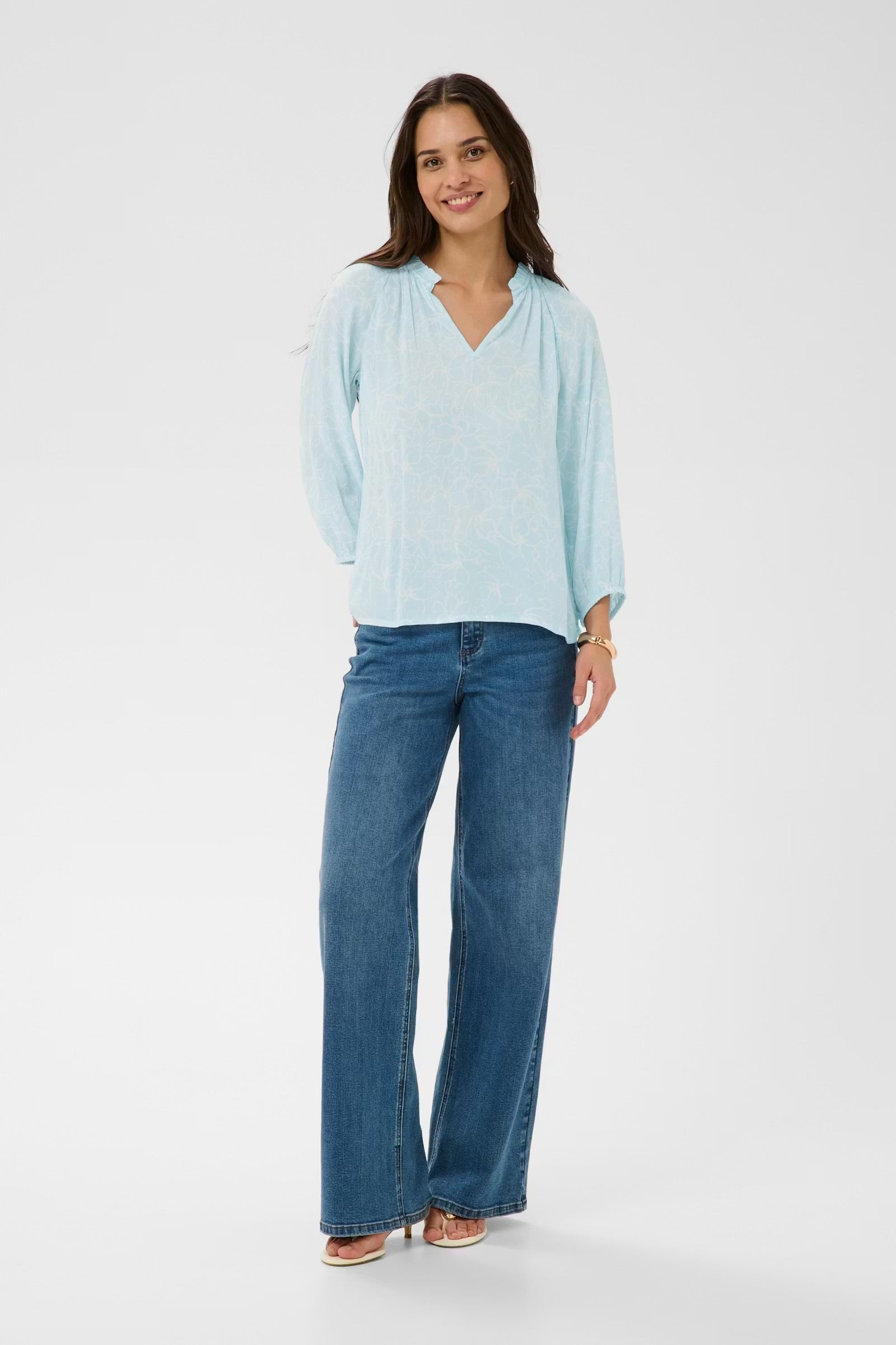 KAFFE TINE AMBER BLOUSE