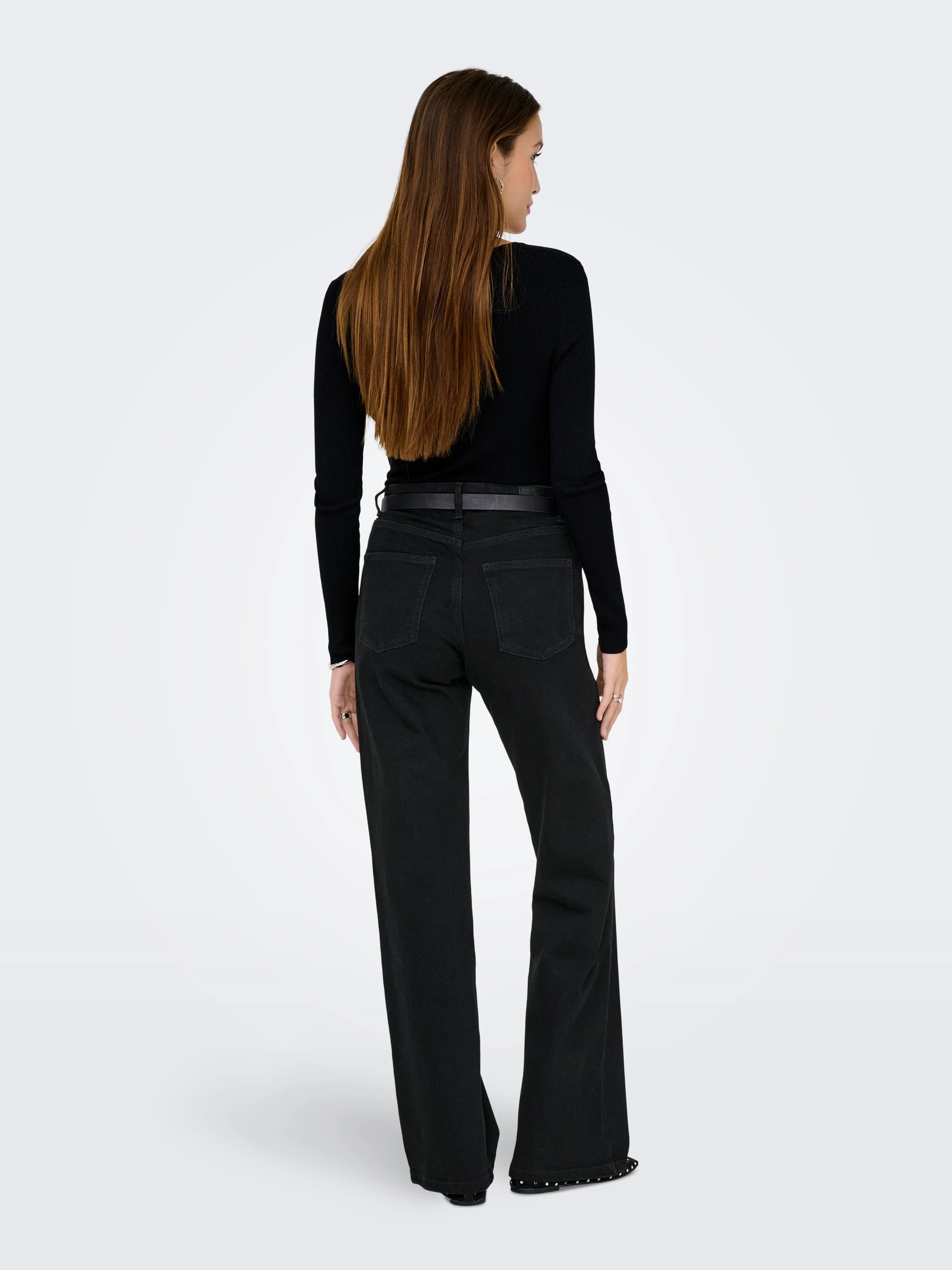 ONLY JUICY HW WIDE LEG DNM