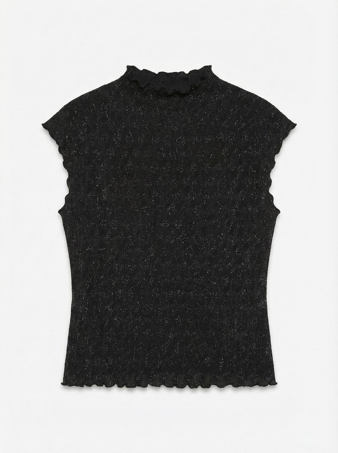 VERO MODA KALI CS MOCK NECK TOP LX JRS