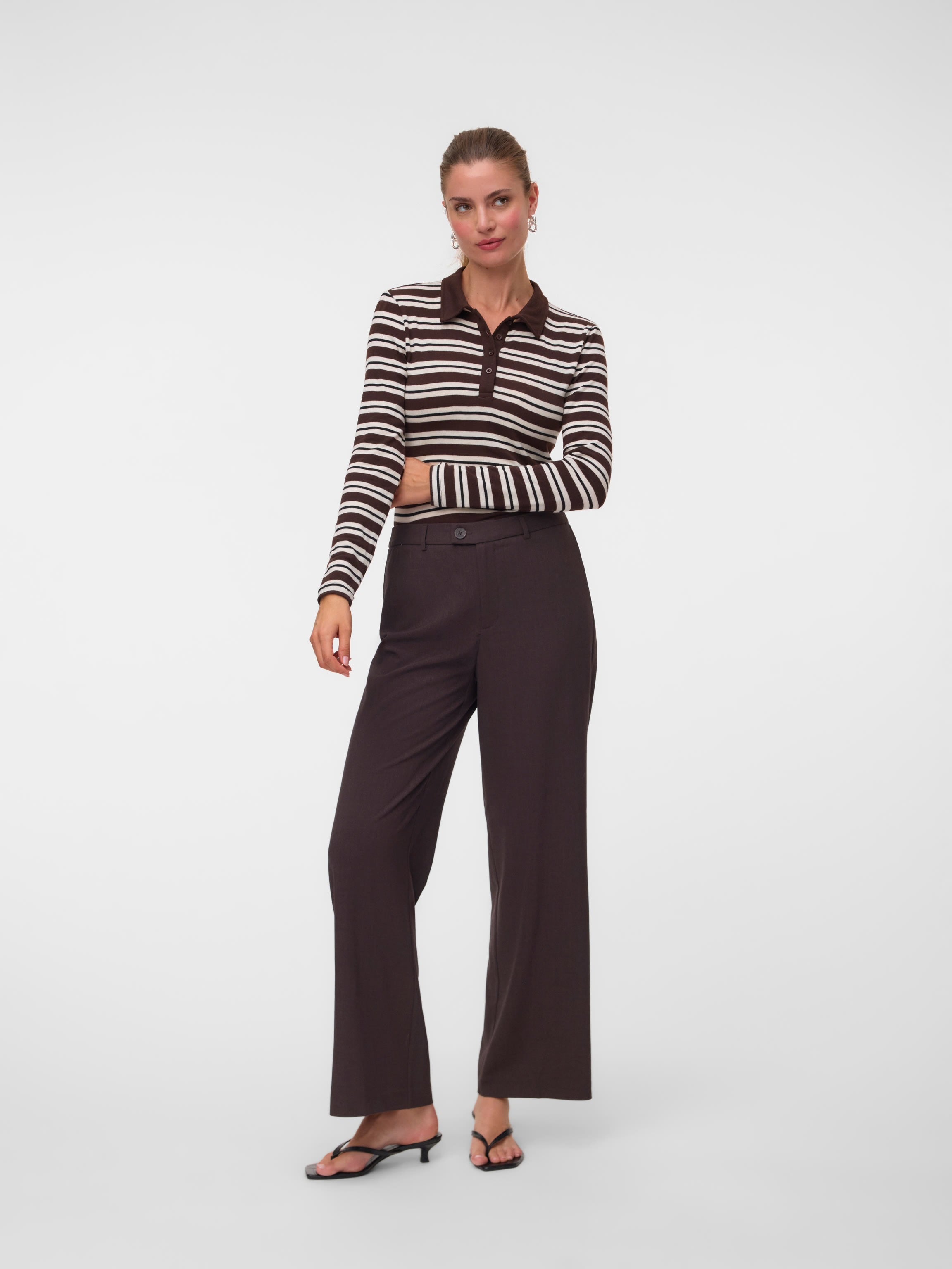 VERO MODA TEXAS MW STRAIGHT PANT