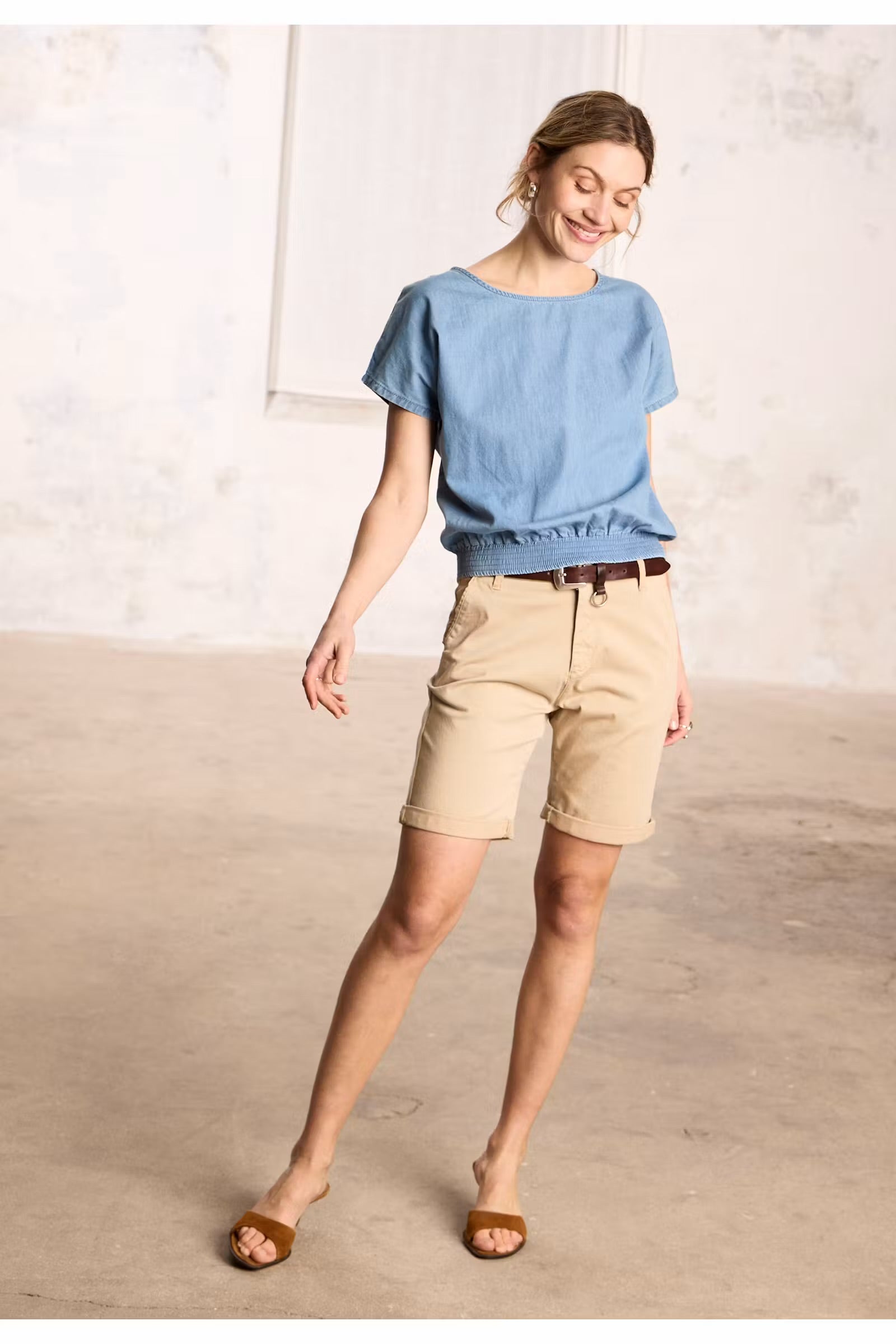 PULZ JEANS BONNIE CHINO SHORTS