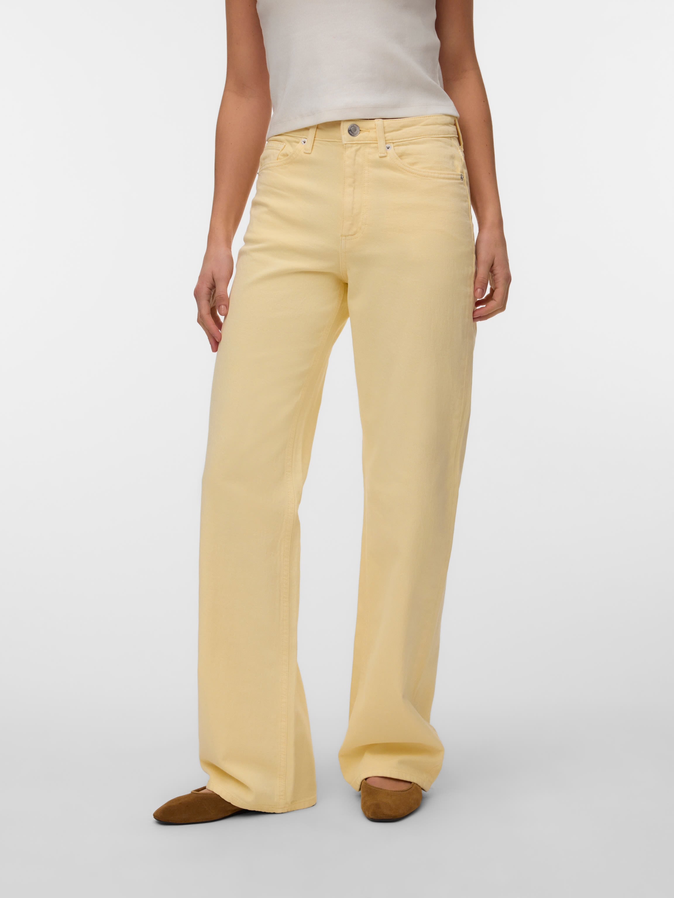 VERO MODA TESSA HR WIDE JEANS COLOR