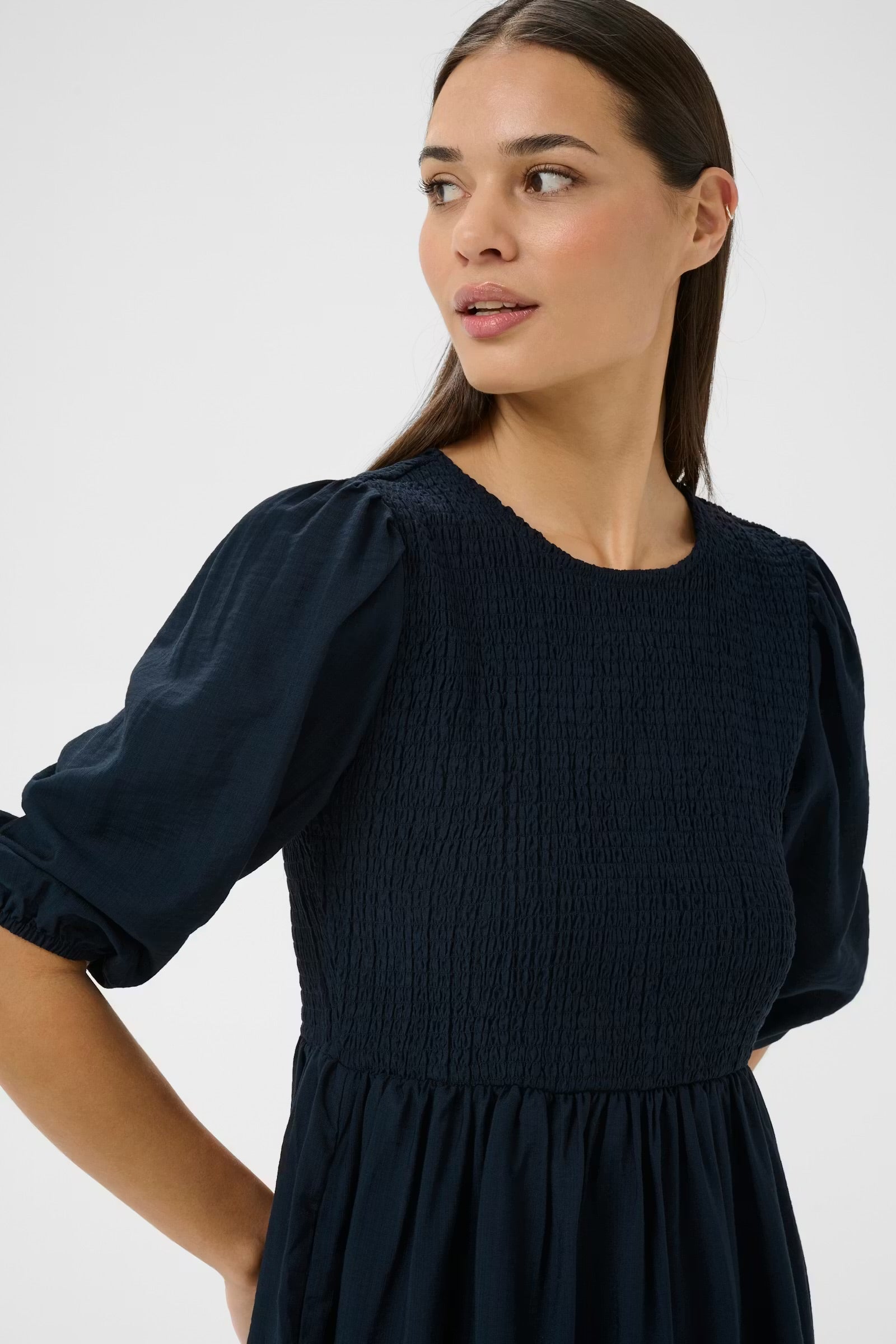 KAFFE HANNA SMOCK DRESS