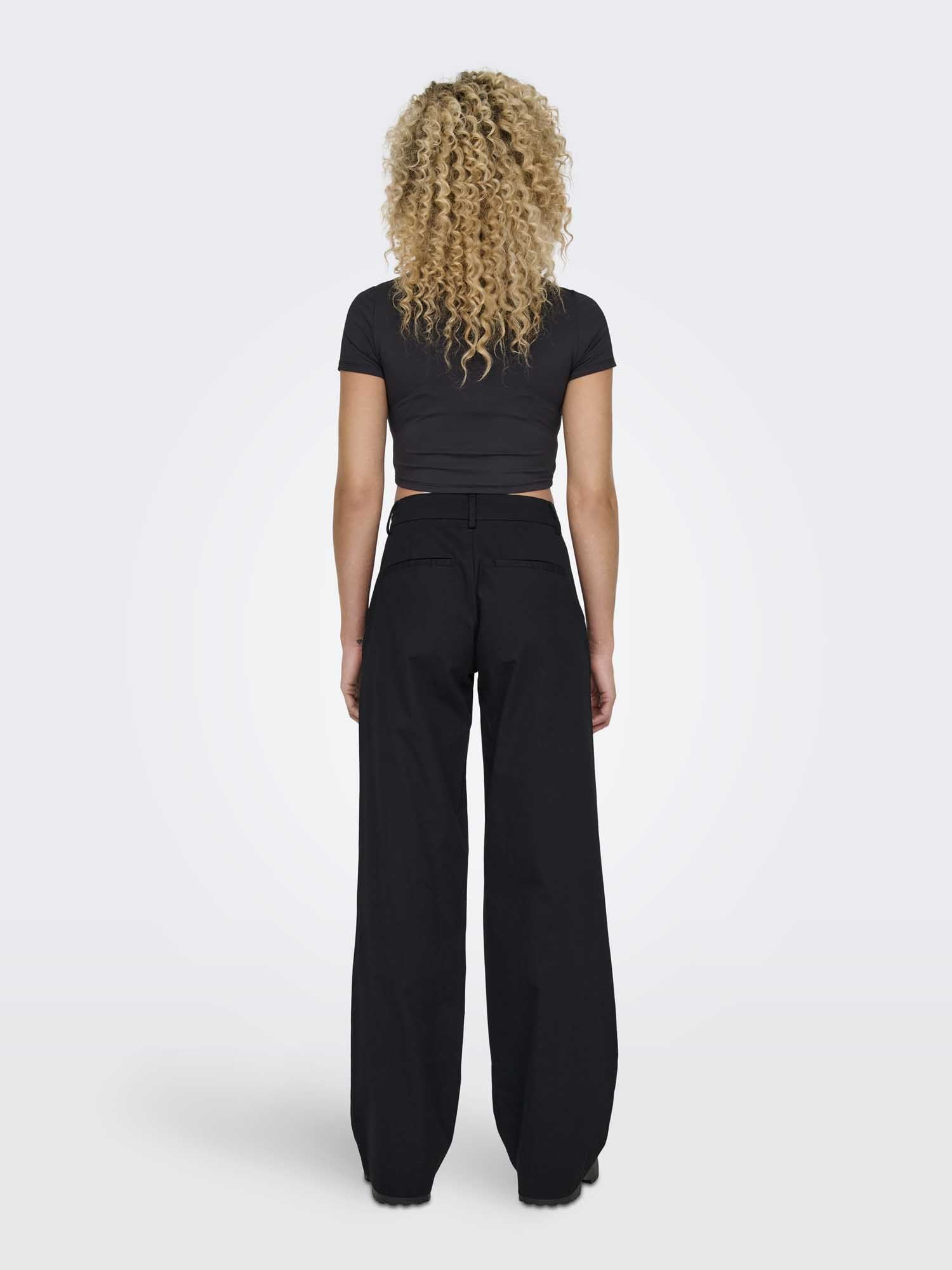 ONLY CARRIE MW WIDE PLEAT CHINO