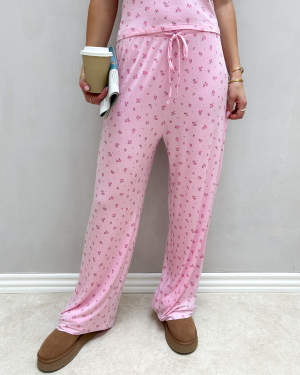 VERO MODA ESTHER AOP HW LOOSE PANTS