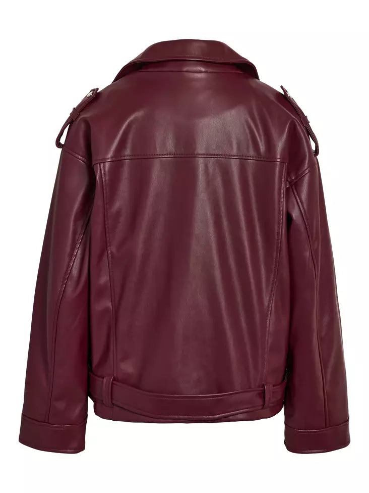 NOISY MAY ESTA PAULINA PU L/S BIKER JACKET