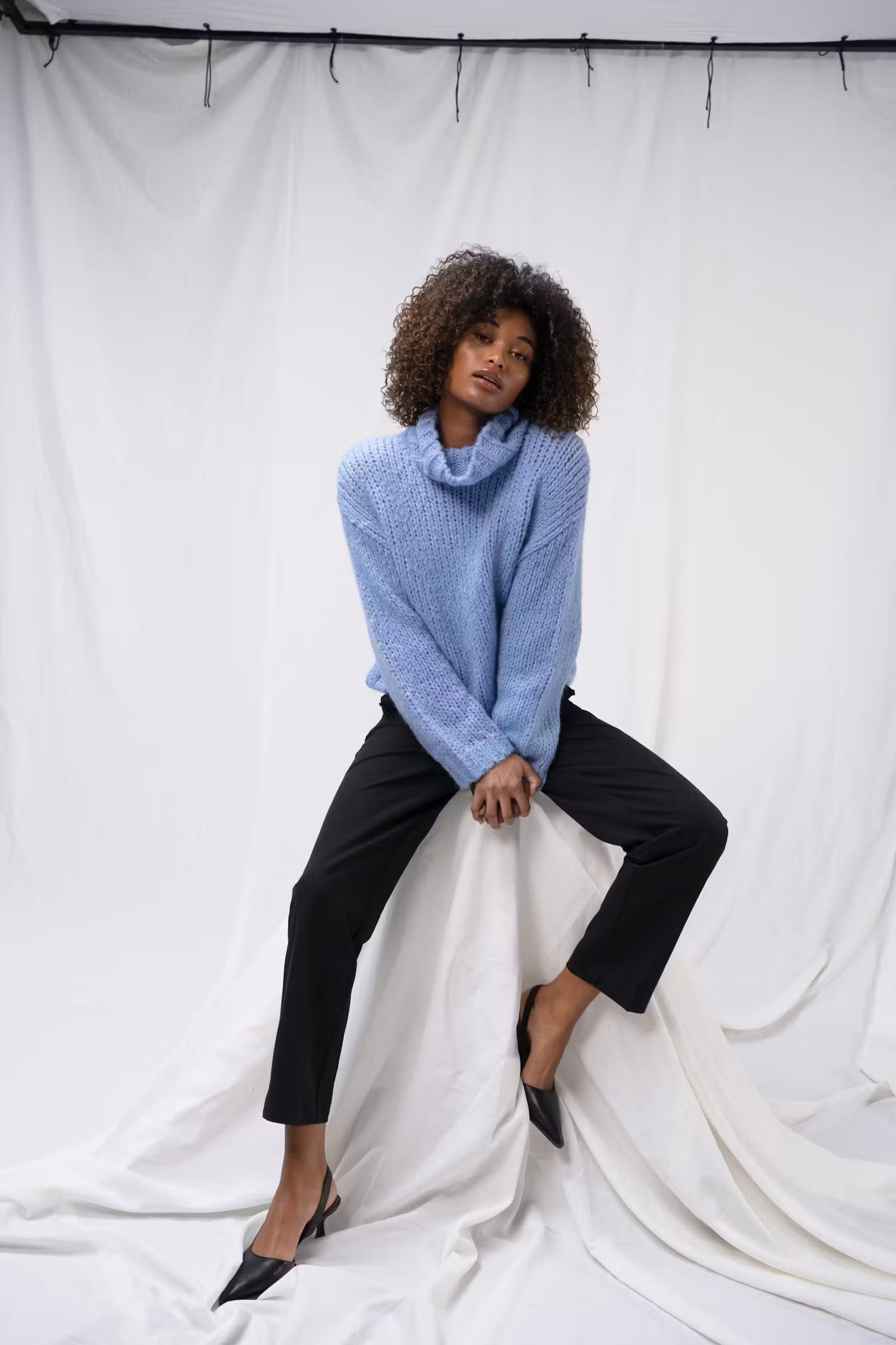 KAFFE SAKURA HW ZIPPER PANTS