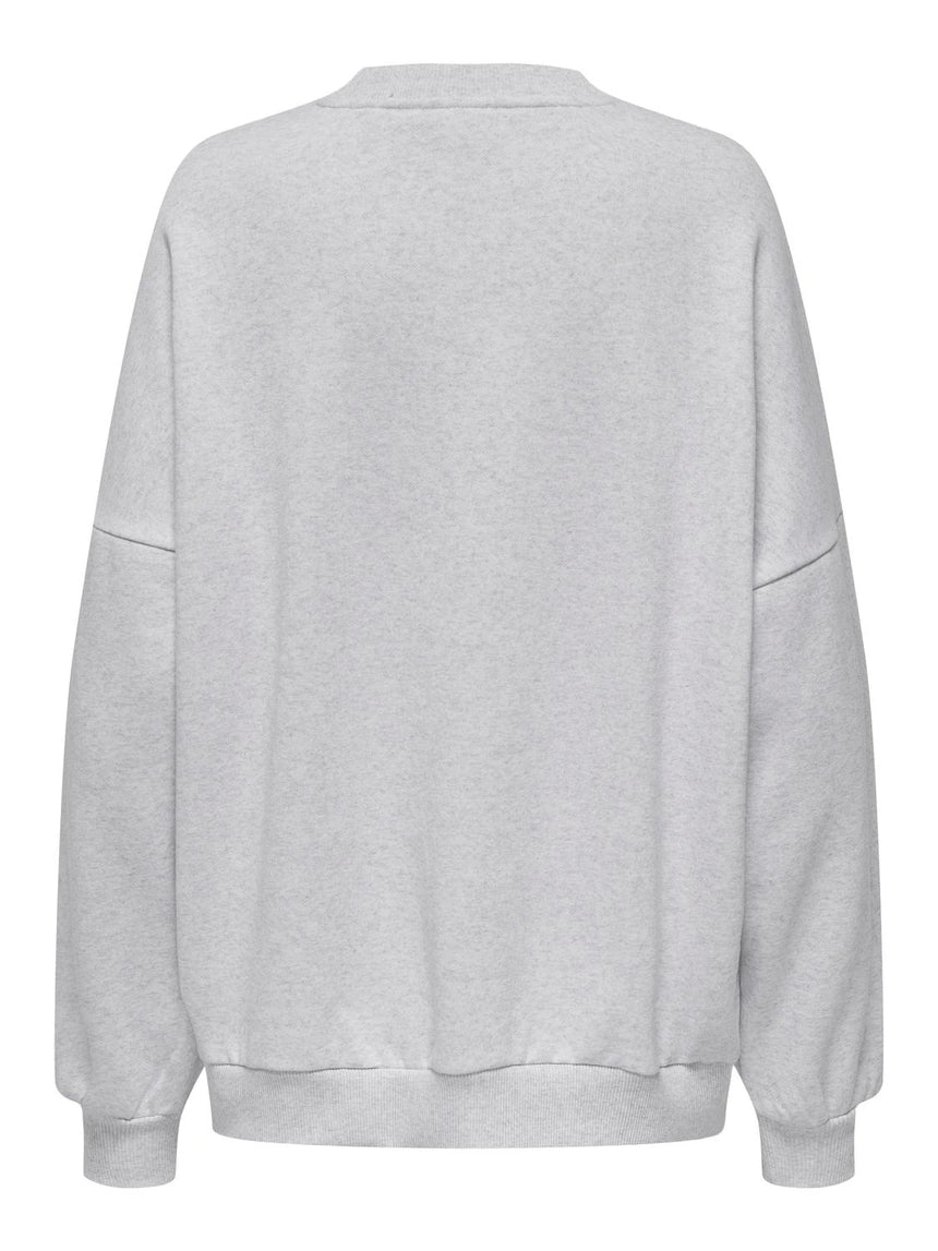 ONLY DEBORAH L/S CLUB O-NECK SWEAT