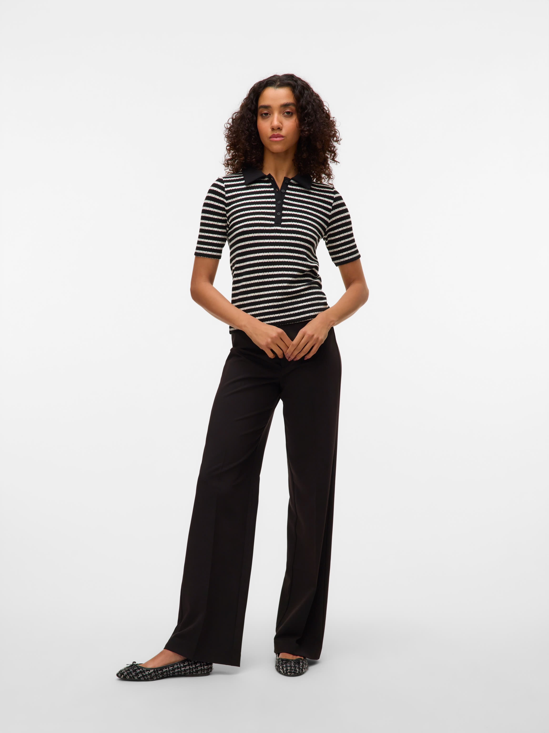 VERO MODA TEXAS MW STRAIGHT PANT