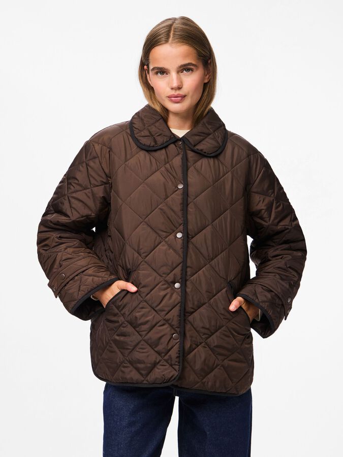 PIECES EMILY SHORT QUILTED JACKET
