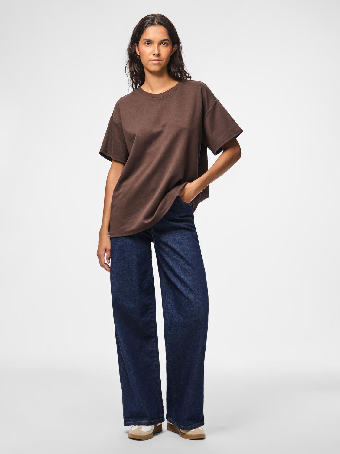 PIECES SKYLAR SS OVERSIZED TEE