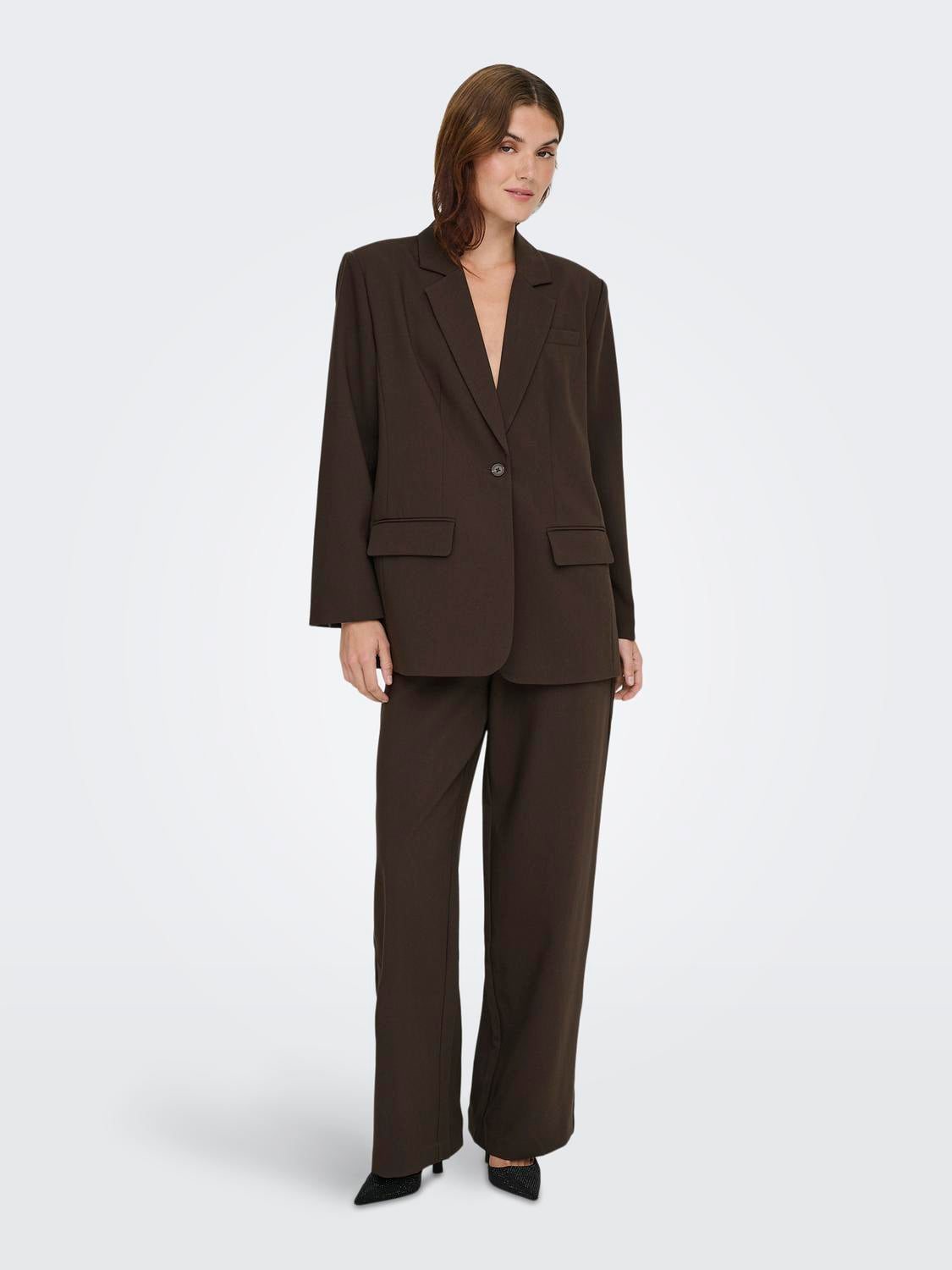 ONLY LINDA-RAVEN HW STR PANTS TLR