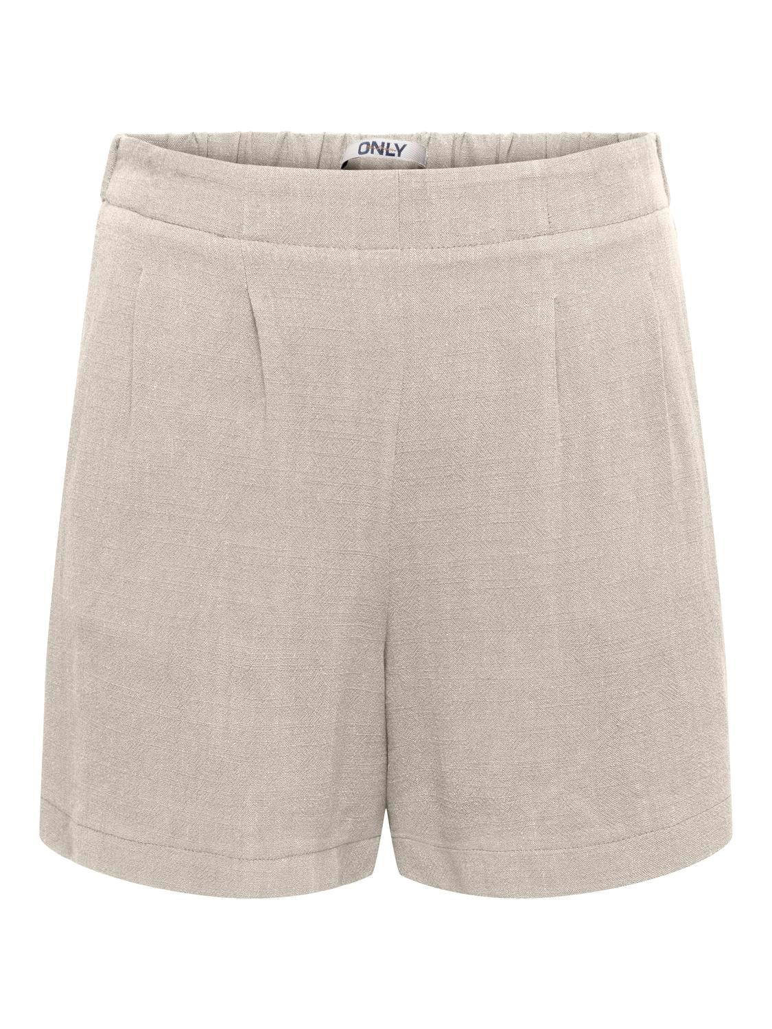 ONLY SIESTA HW SIMPLE LINEN BL SHORTS