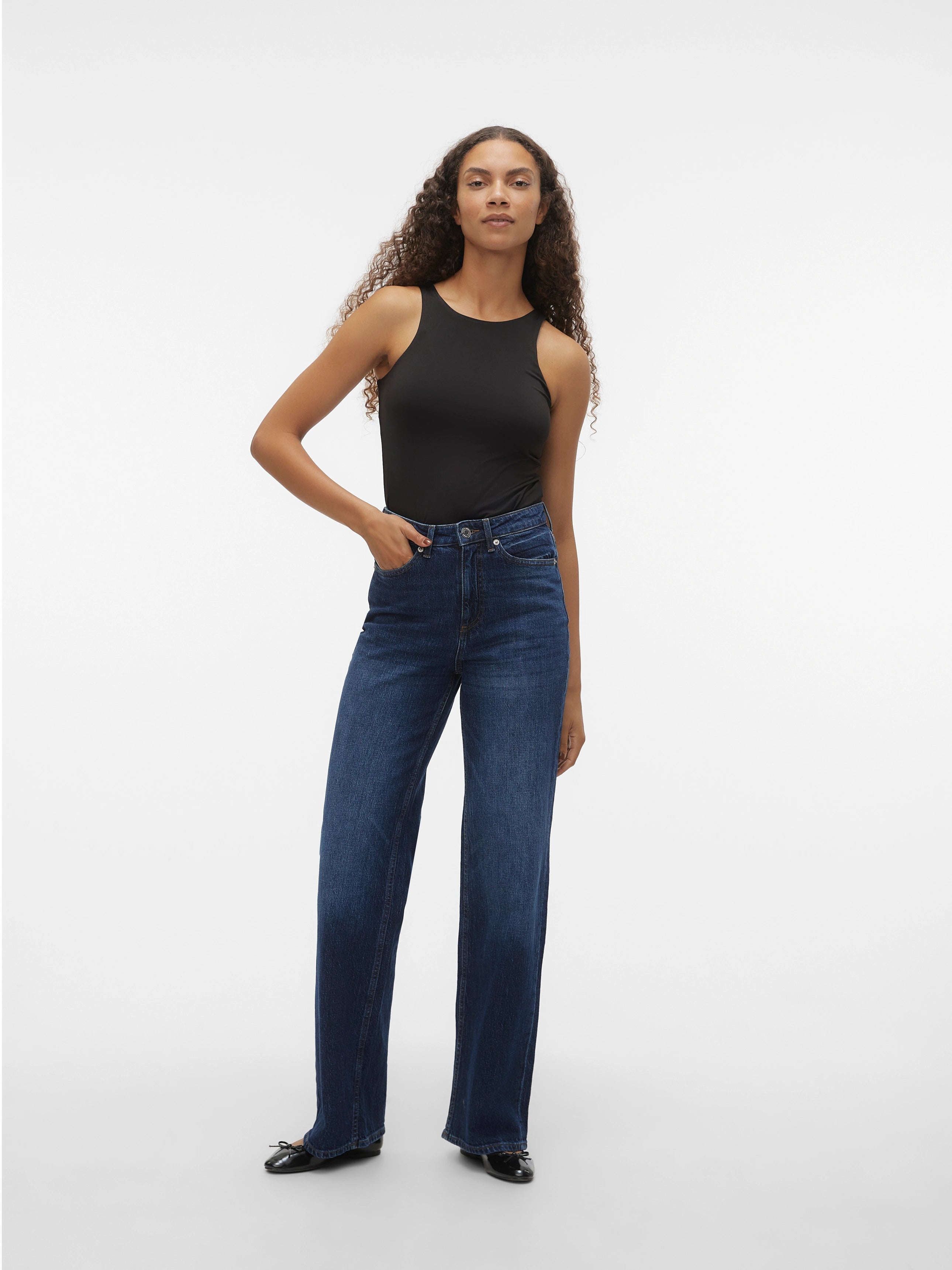 VERO MODA TESSA HR WIDE JEANS