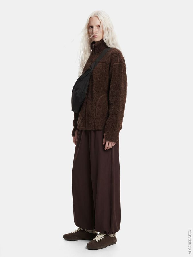 PIECES SADIA LS TEDDY JACKET