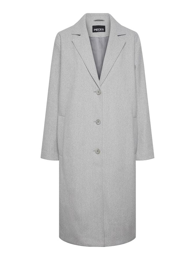 PIECES JULLE LS LONG COAT