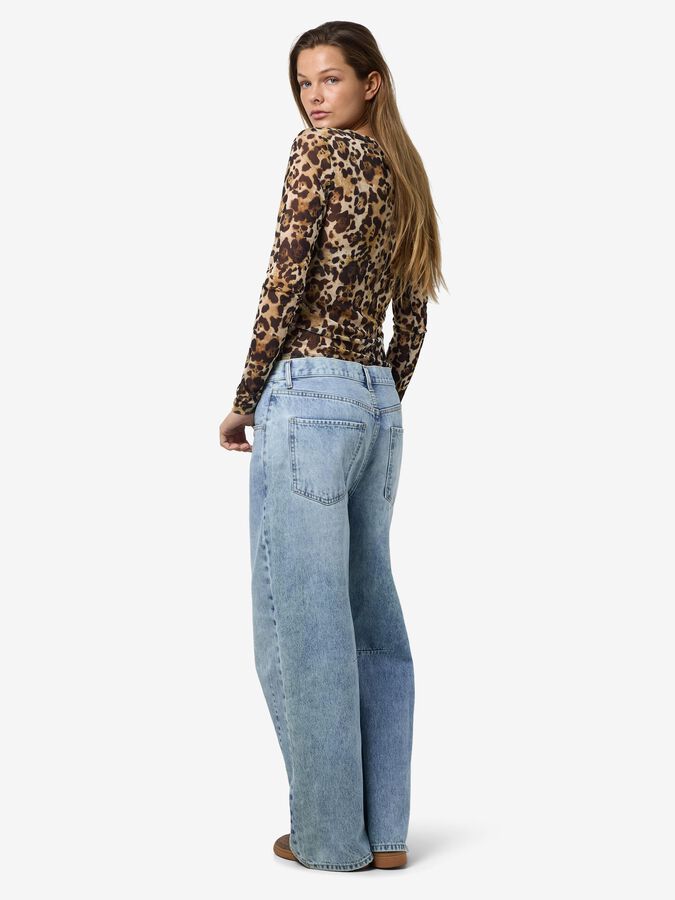 NOISY MAY JUDITH L/S MESH TOP