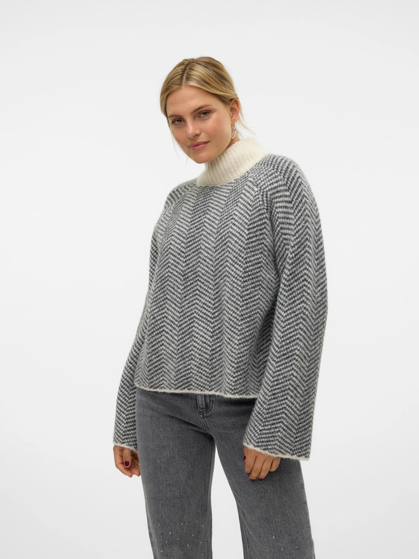 VERO MODA NAOMI LS HIGHNECK PULLOVER