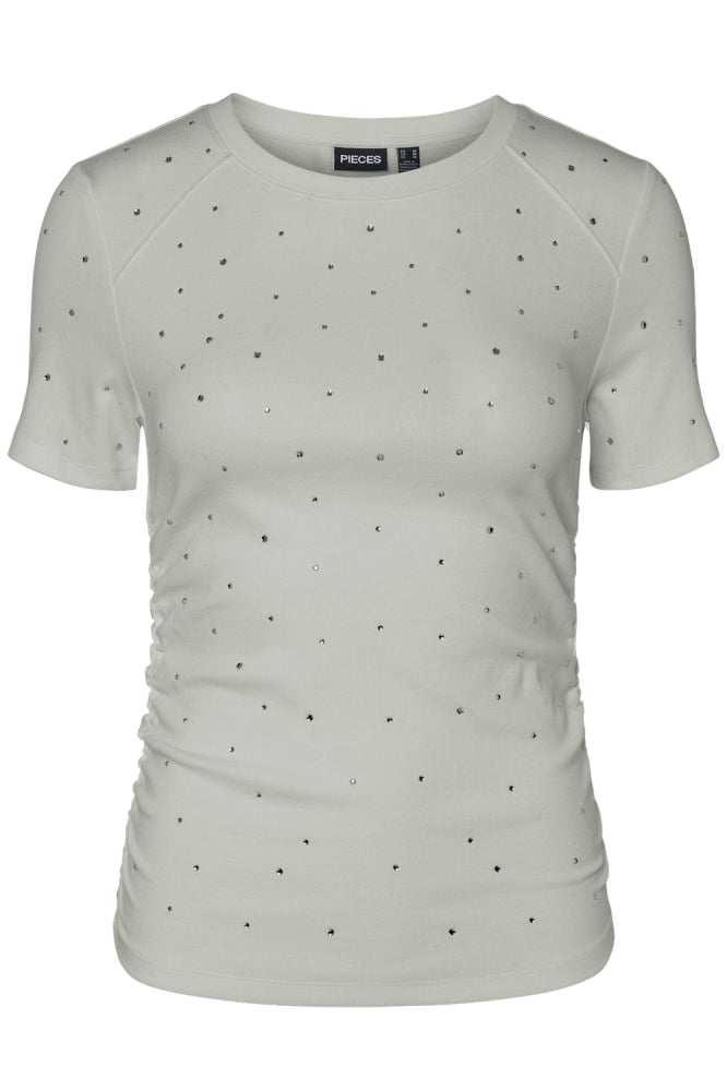 PIECES TYLER SS RHINESTONE TEE
