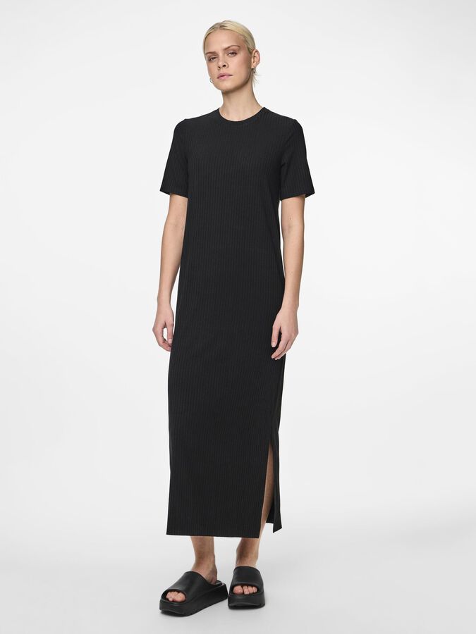 PIECES KYLIE SS O-NECK ANKLE DRESS