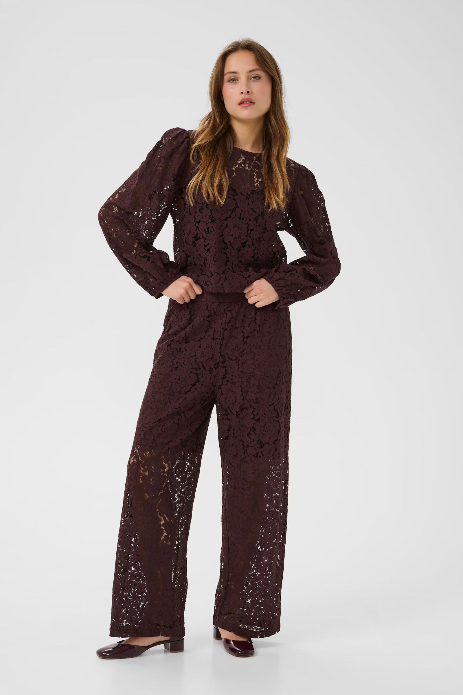 KAFFE NOMI LACE BLOUSE