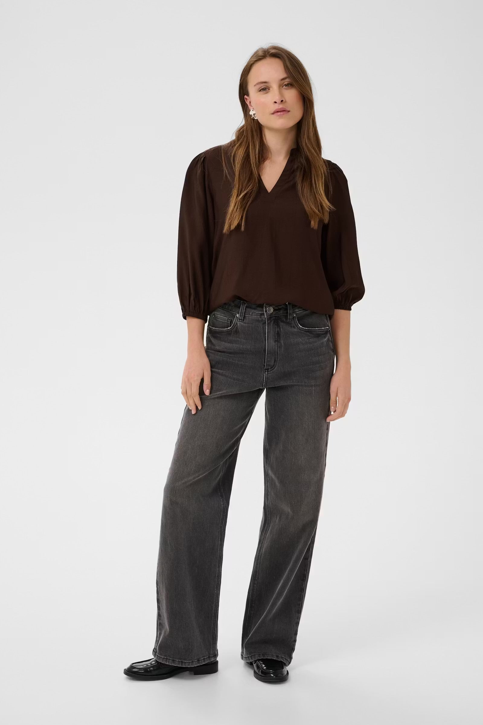 KAFFE ALBERTA BLOUSE