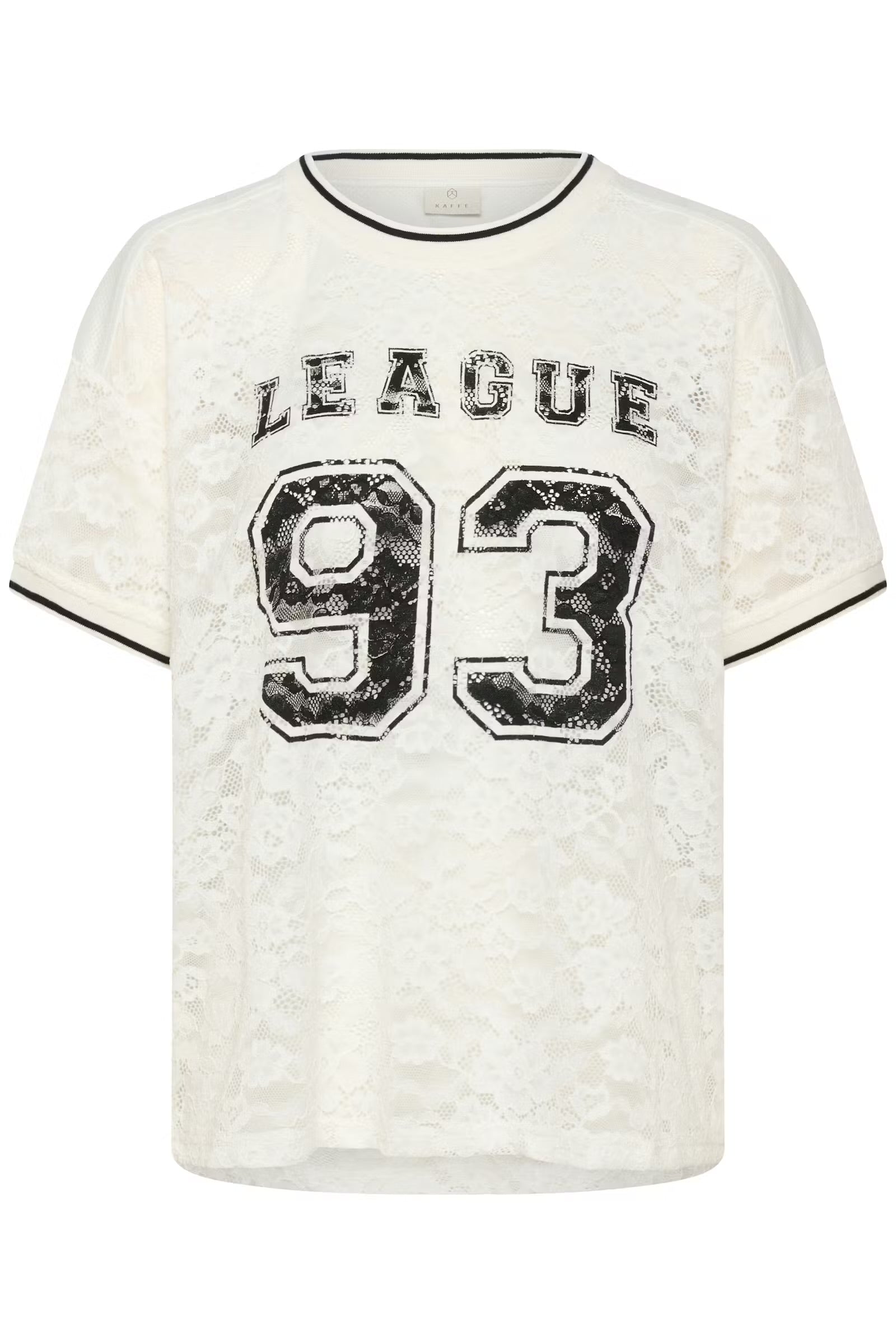 KAFFE BELLE LACE T-SHIRT