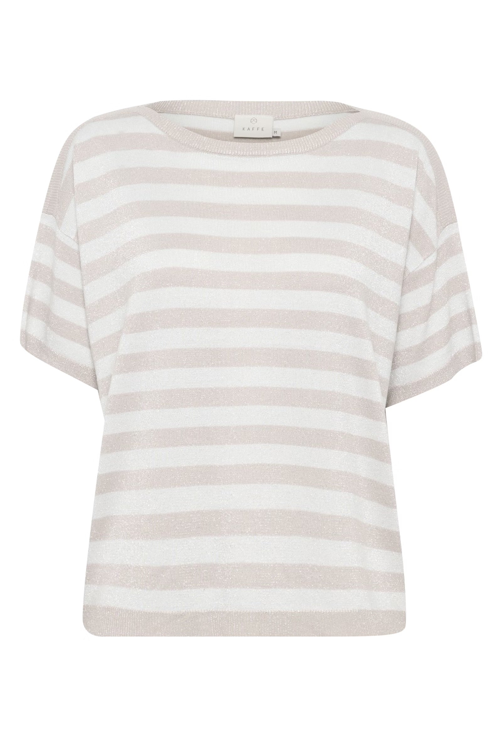 KAFFE REGINA STRIPED PULLOVER