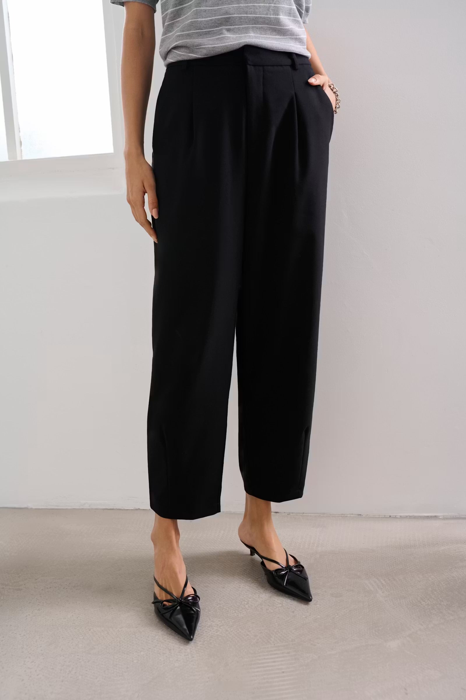 KAFFE MERLE PANTS CROPPED