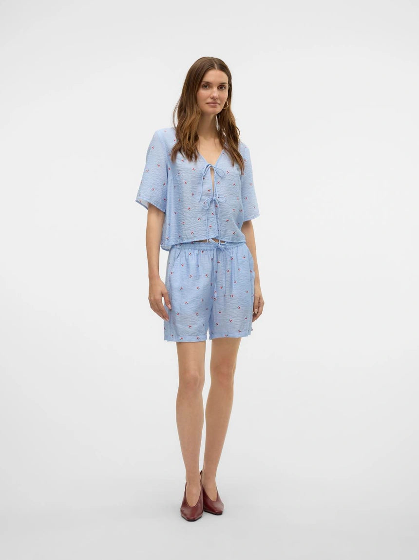 VERO MODA ODETTE 2/4 TIE TOP