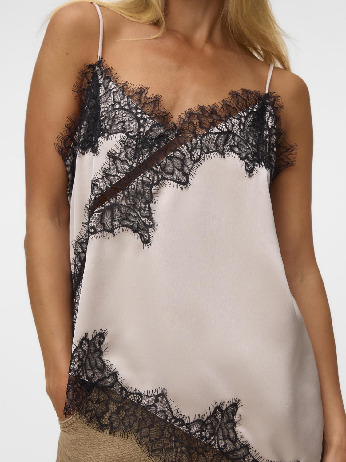 VERO MODA NOVI LACE SINGLET