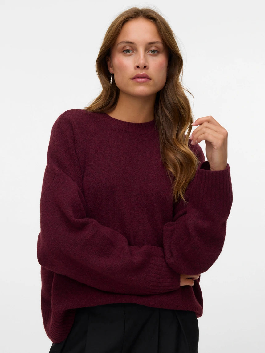 VERO MODA BOOM LS O-NECK PULLOVER